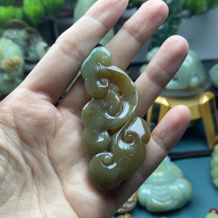 和田玉挂件未镶嵌