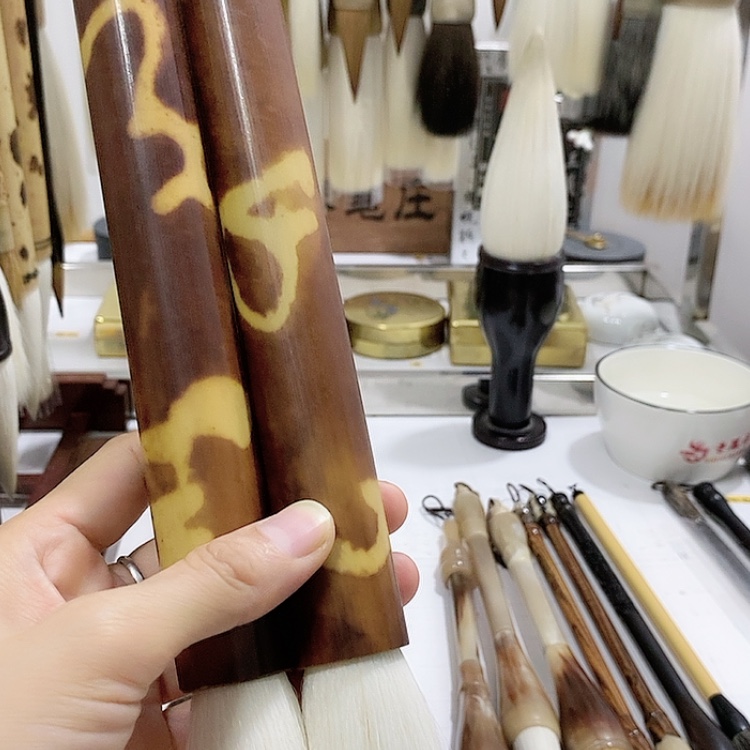 【闪购商品】与****军纯羊毫对联毛笔