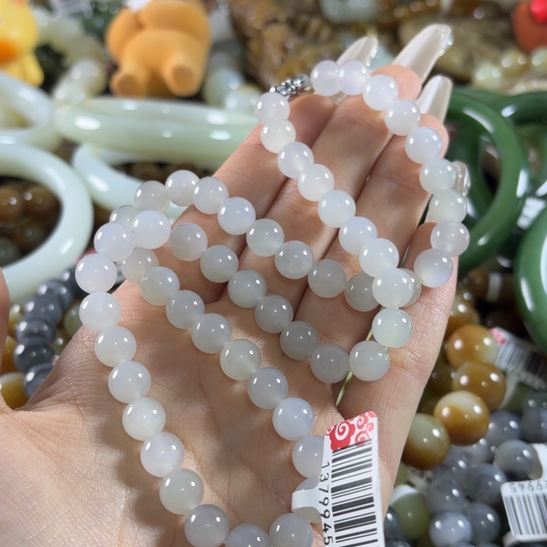 和田玉未镶嵌手链102