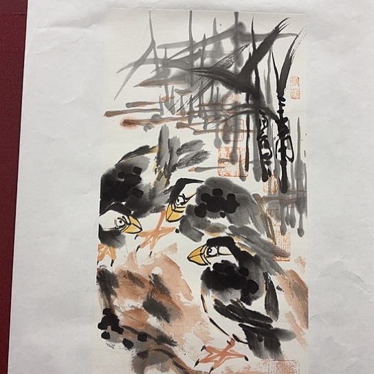 国画我们都是好孩子呀我也