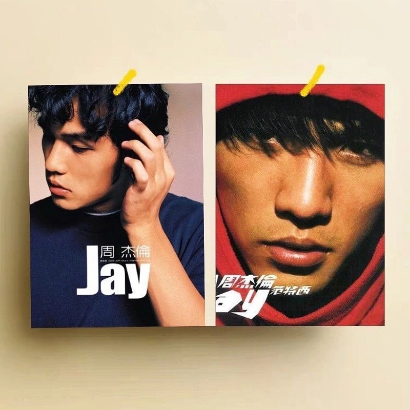 《周杰伦拍一发二 》PVC 40cm*40cm 现代装饰画P022