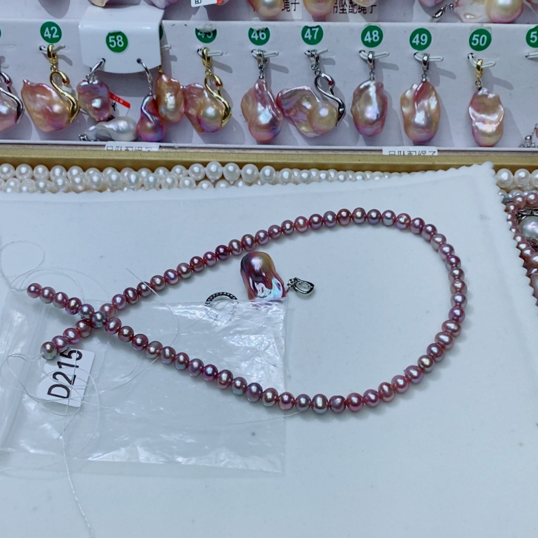 白***水银S925镶嵌淡水珍珠其他