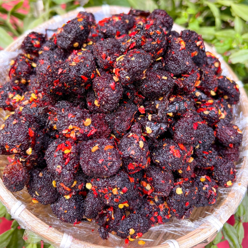 大颗粒辣椒紫苏杨梅150g/500克即食开胃蜜饯湖南浏阳特产休闲零食