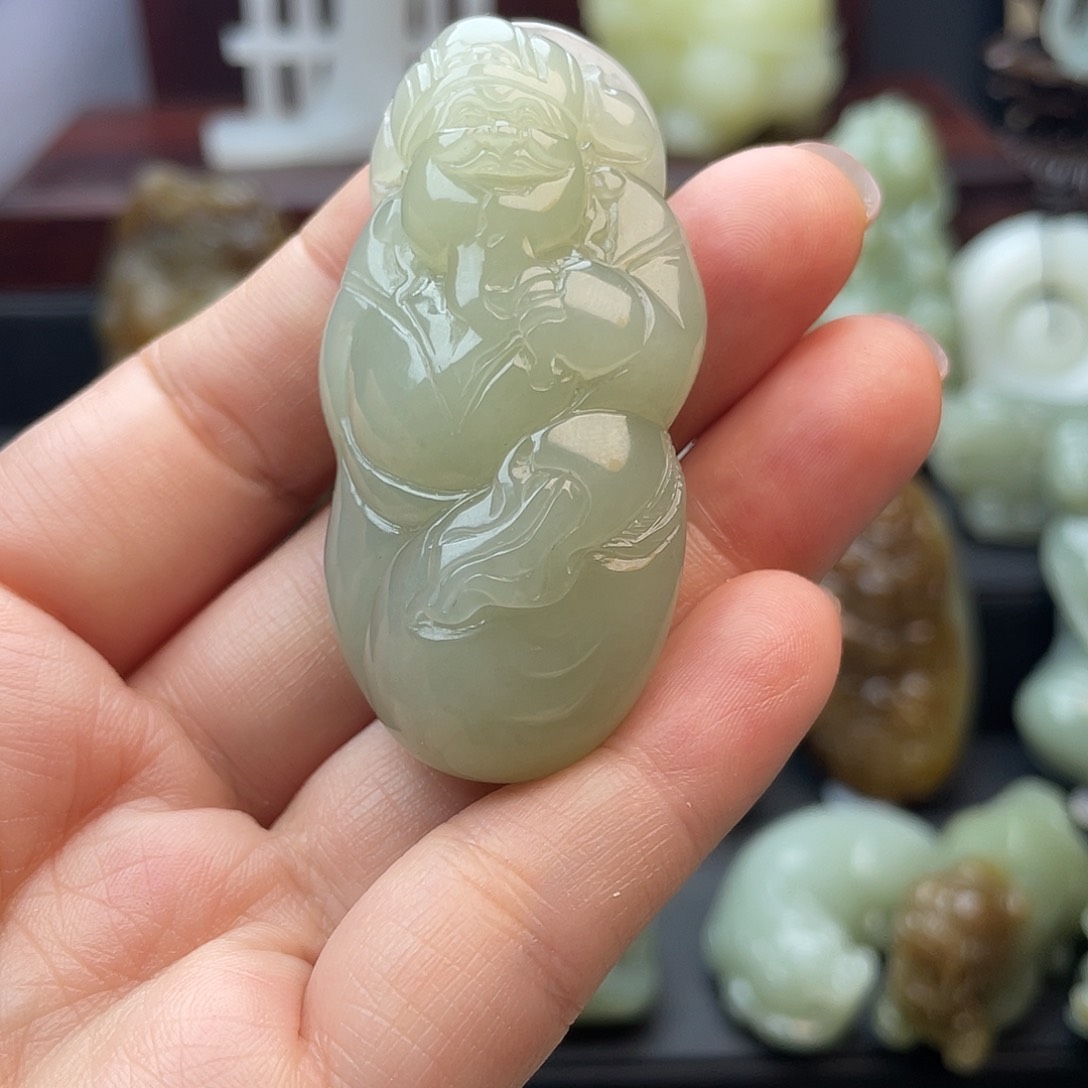 和田玉颈饰未镶嵌