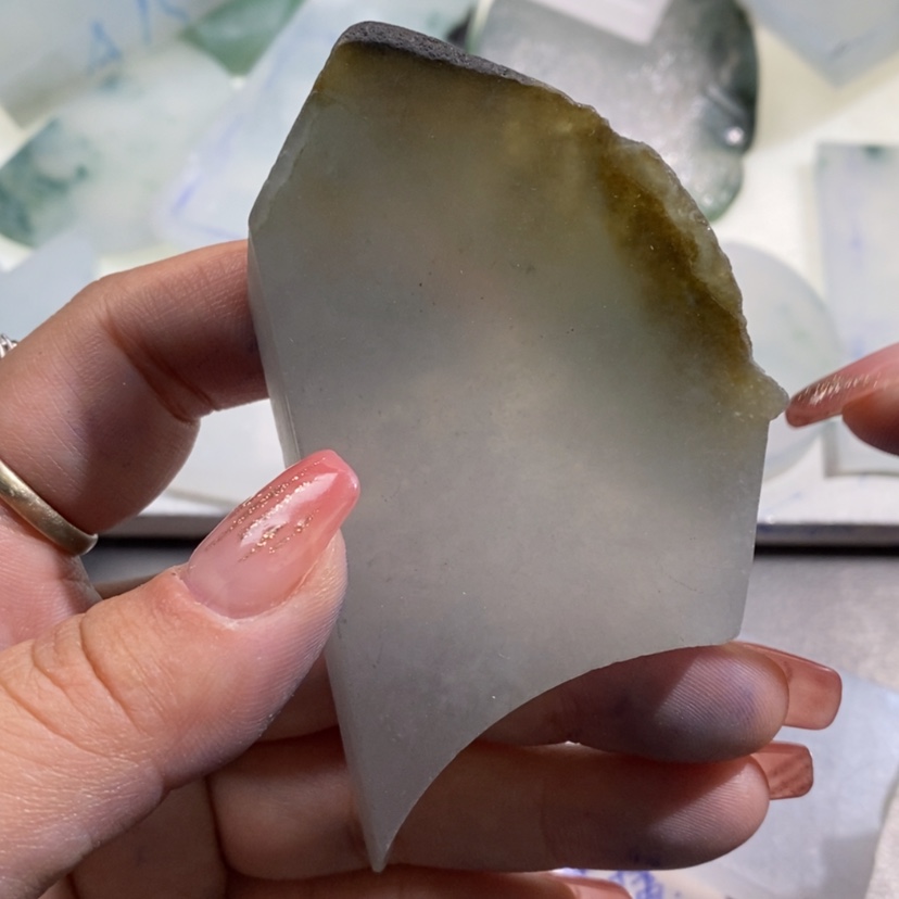 【闪购商品】翡翠挂件足铂镶嵌L*e