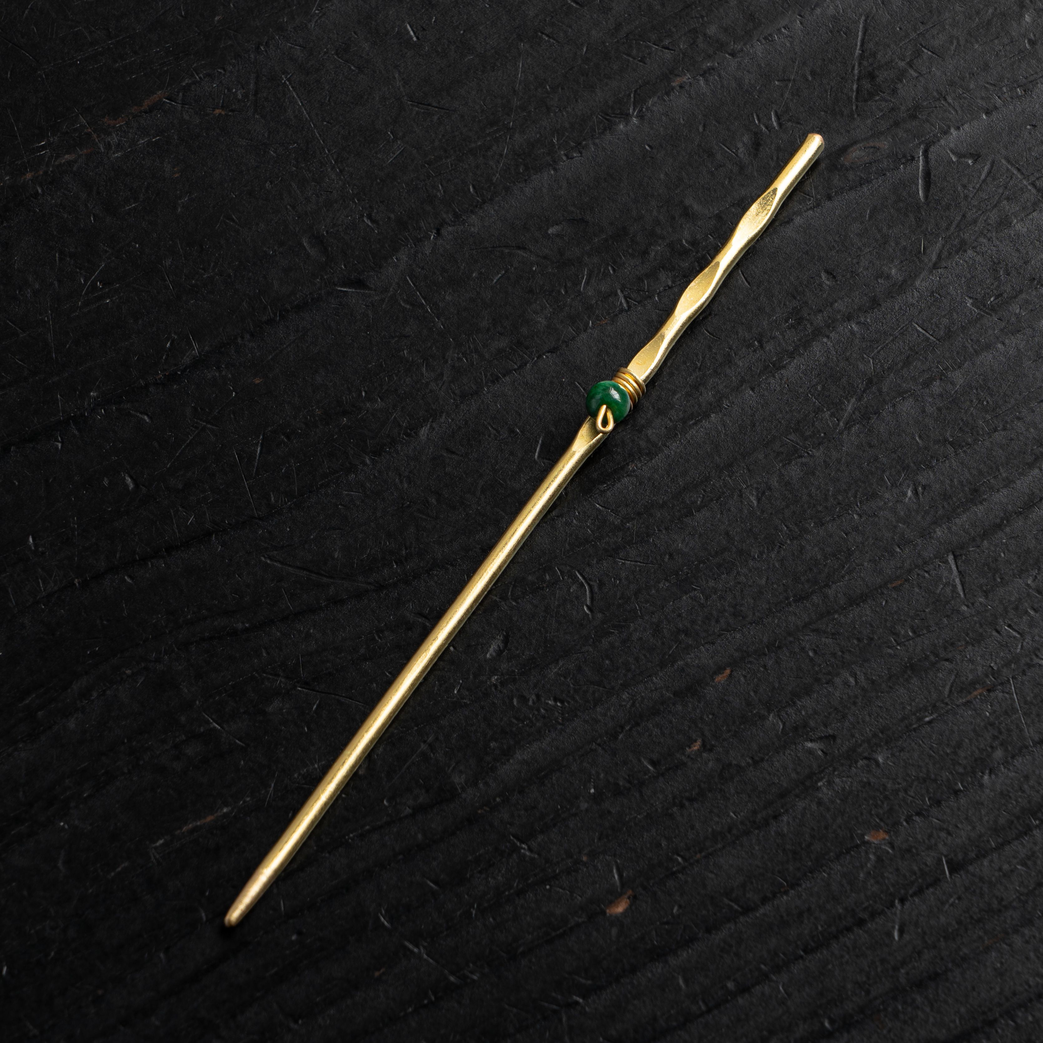 中玉茶拨(黄铜)茶道