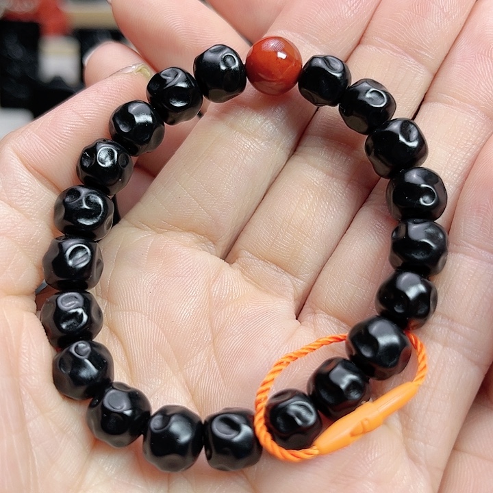 和田玉手链未镶嵌卡10奶酪珠宝级