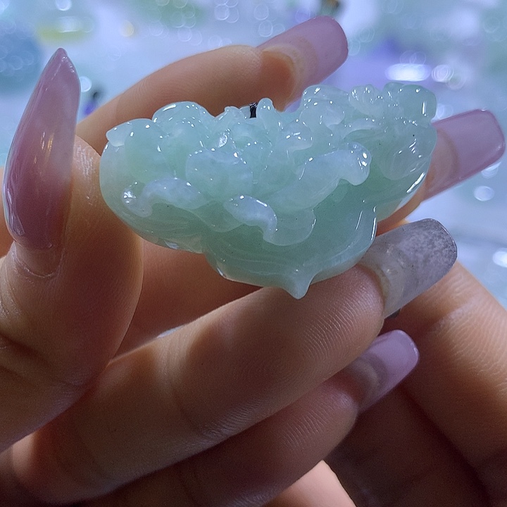 翡翠未镶嵌颈饰天然翡翠A货吊坠