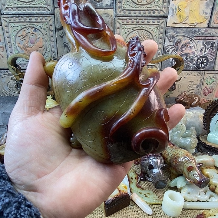 和田玉（糖玉）挂件未镶嵌