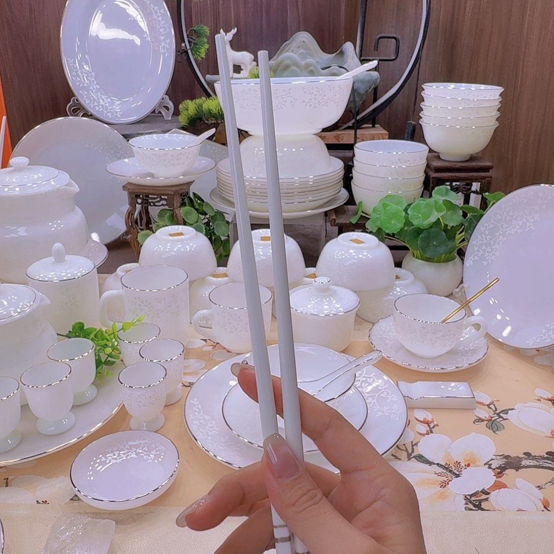 瓷景德镇骨瓷筷子