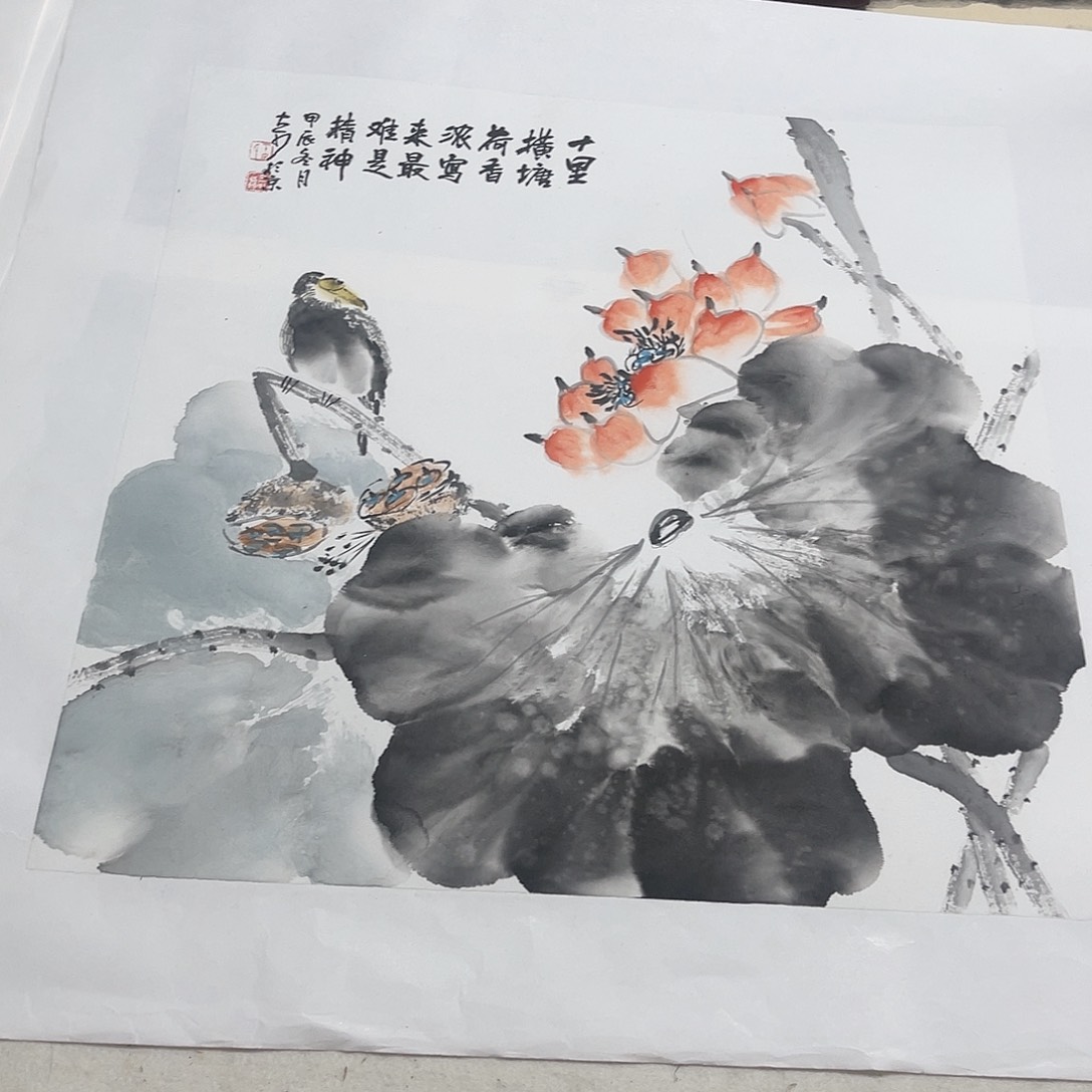 姜奇老师花鸟作品50×50