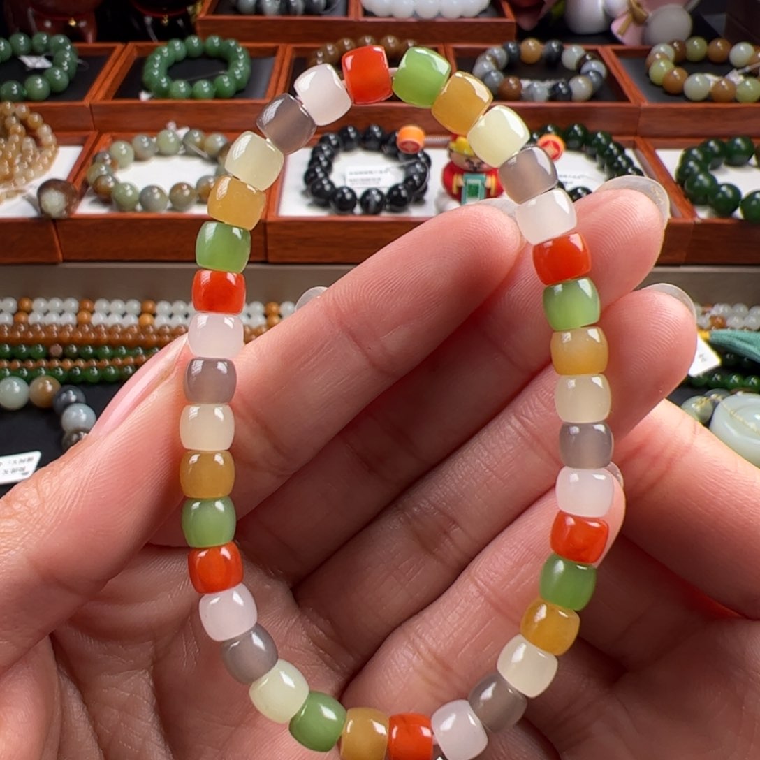 和田玉手链未镶嵌