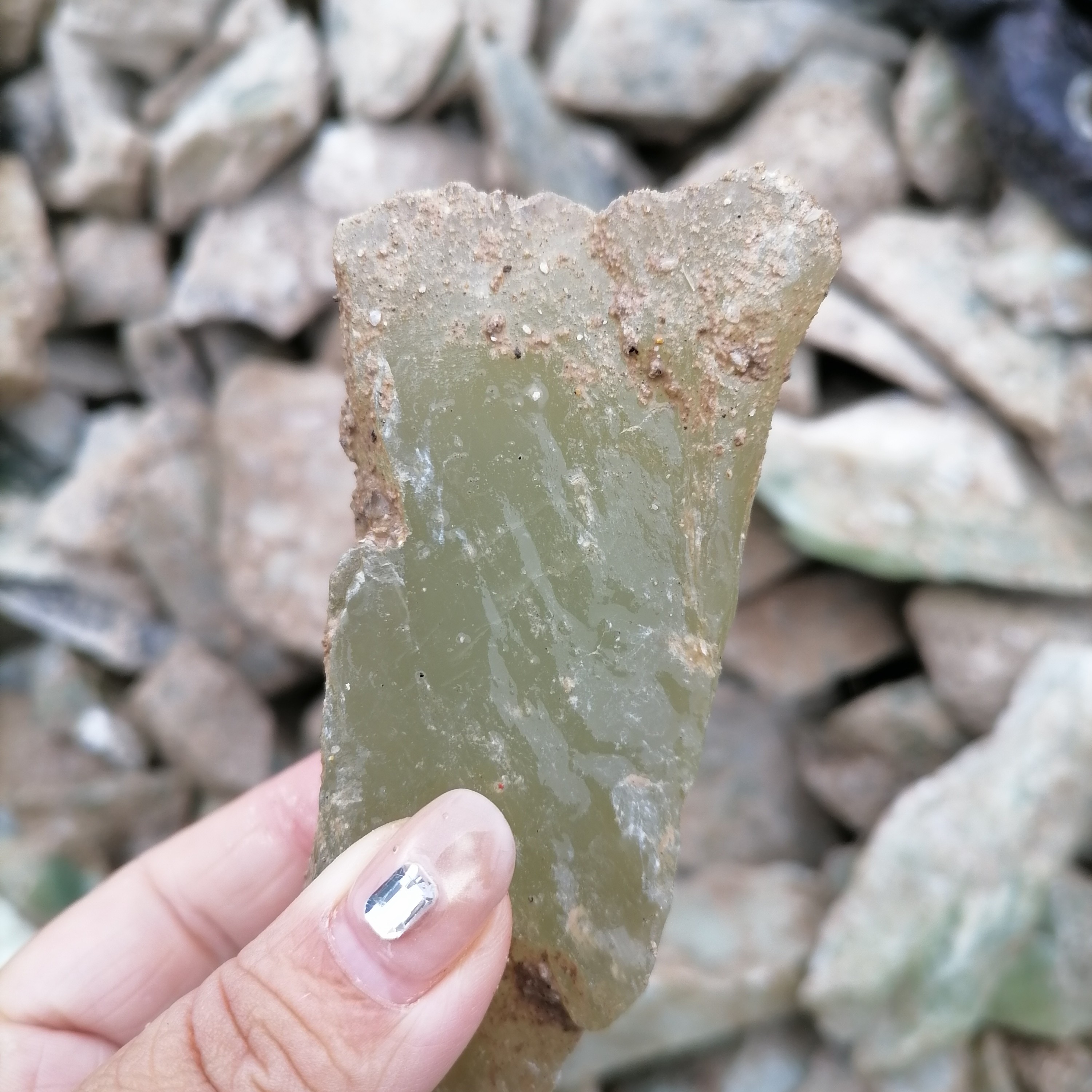 天然岫玉多样性发一