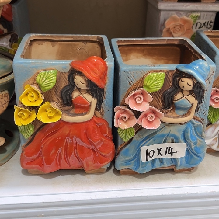 粗陶材质多肉花盆