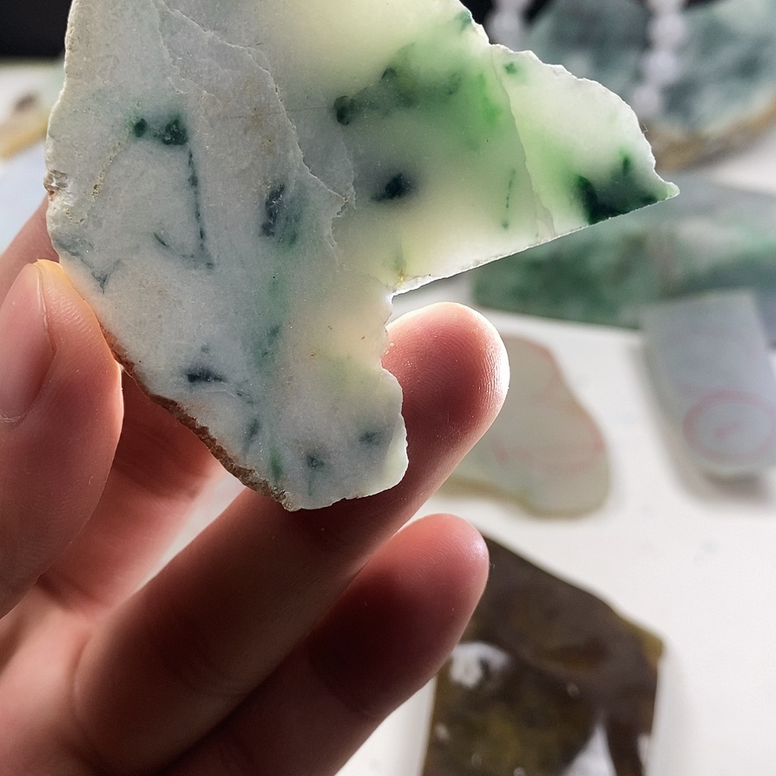 翡翠散珠天然缅甸翡翠a货29