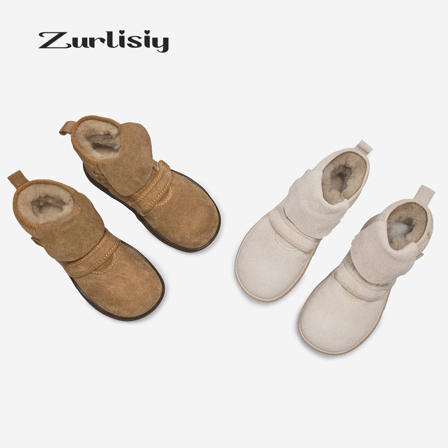 原创新品首发真皮棉靴2026年新款敲软 防滑轻便女单靴ZL462 5L329