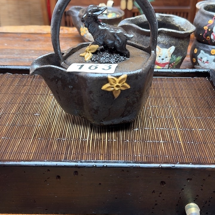 纯手工制作粗陶茶具