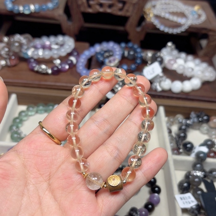 水晶手链未镶嵌金薇薇