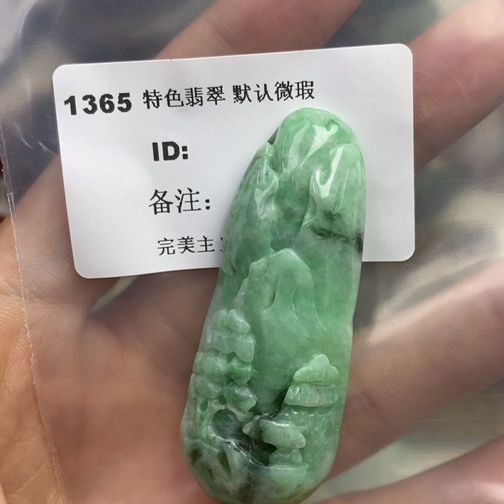 颈饰未镶嵌翡翠吊坠