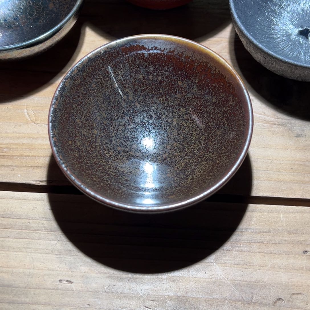 茶盏老木头柴烧建盏精选9