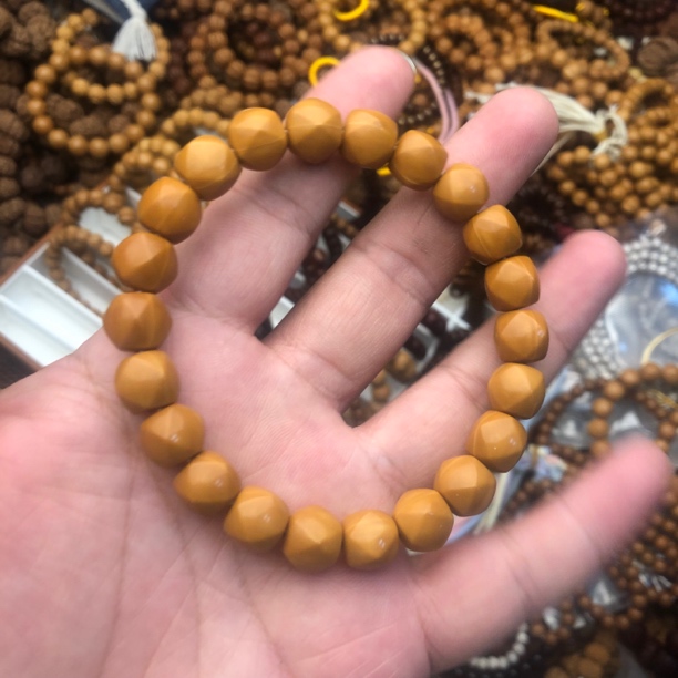 猴头唐八棱手串12mm左右多棱多面亮面光珠唐八棱猴头核桃