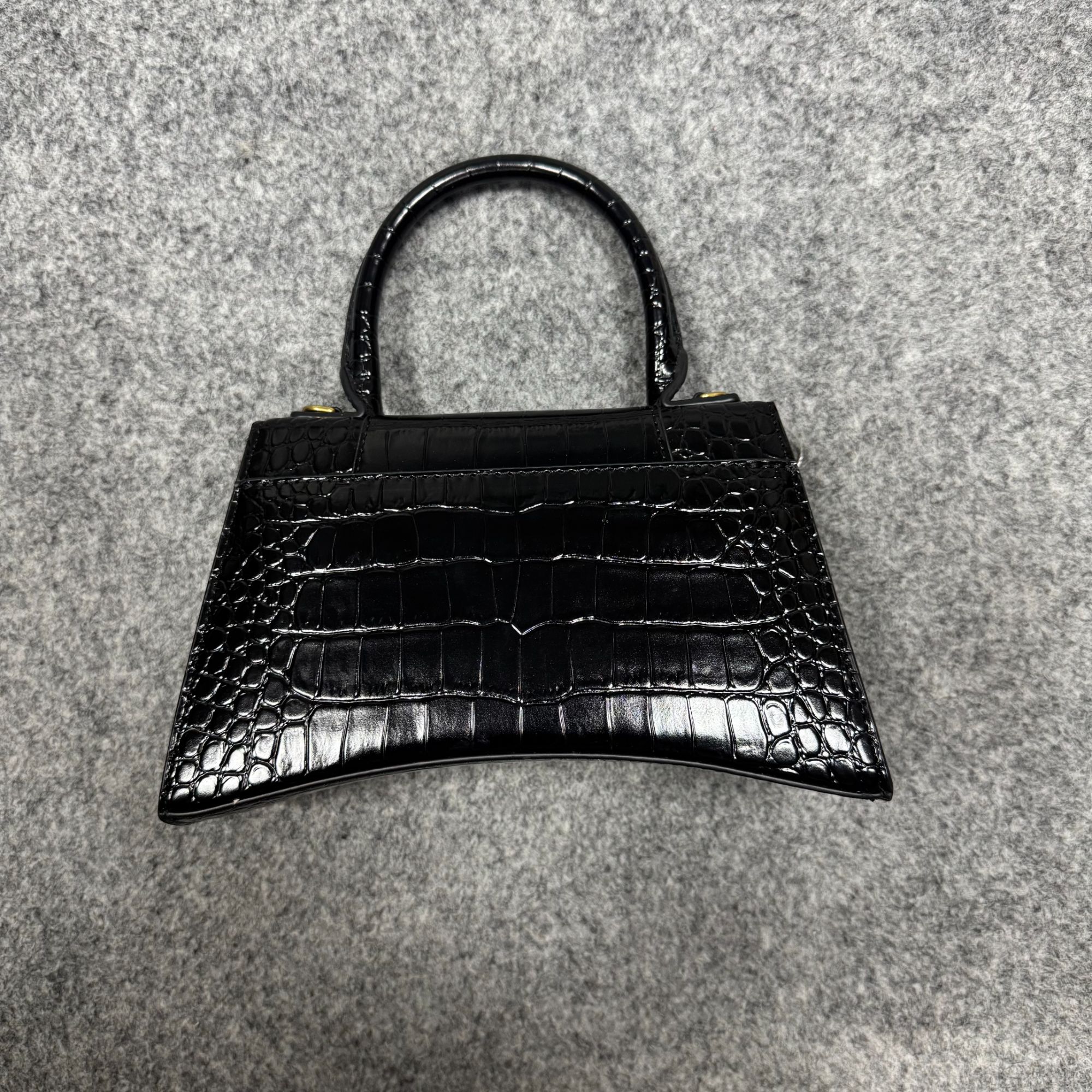 TOLEX2025新款手工沙手提时尚女包黑色小号百搭