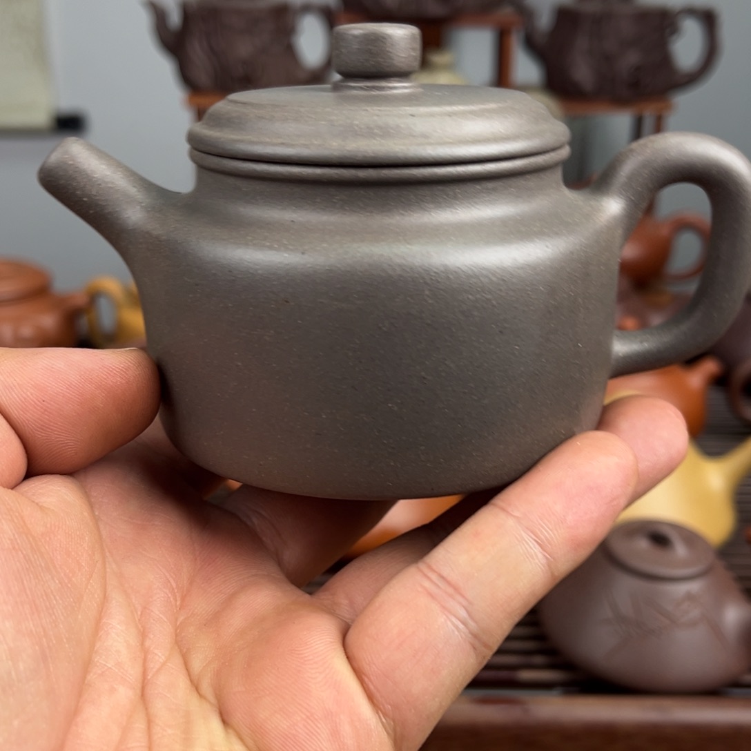 也***了紫砂茶壶天青得钟