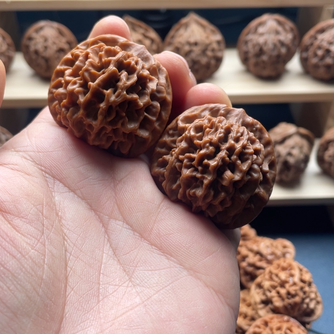 可***康文玩核桃吊坠秦岭核桃