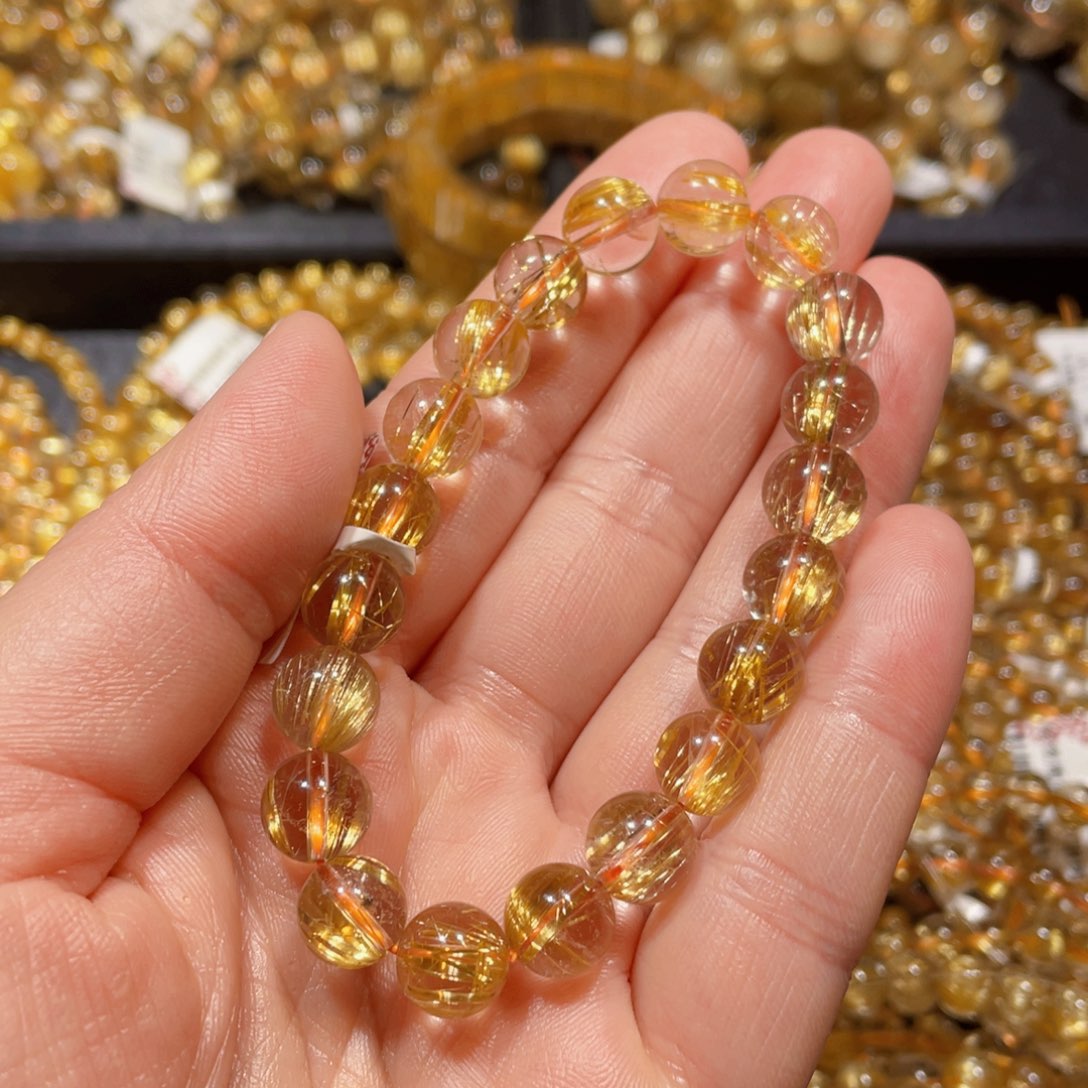 水晶手链未镶嵌天然水晶手链