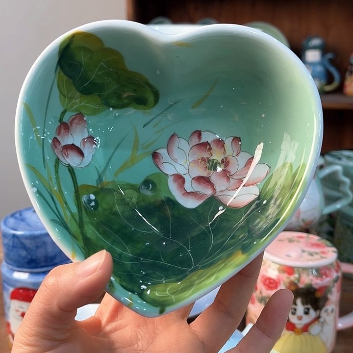 陶景德镇釉下手绘陶瓷 