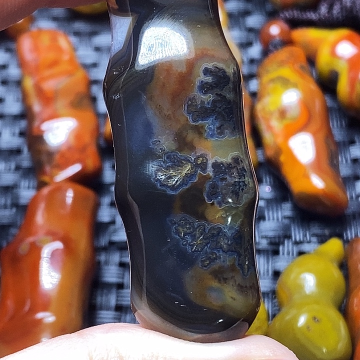 马***到玛瑙/玉髓未镶嵌颈饰