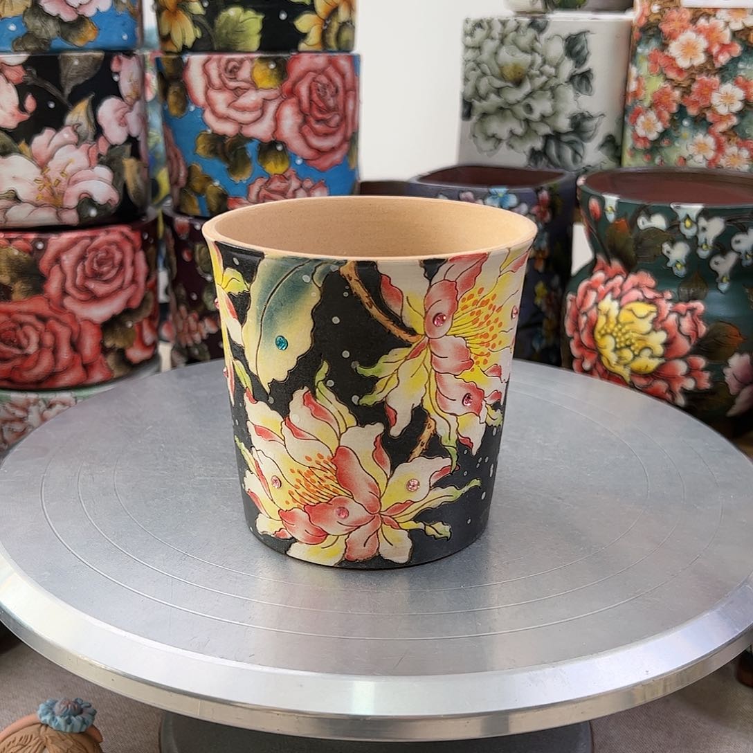 景德镇陶瓷花盆景德镇陶瓷花盆