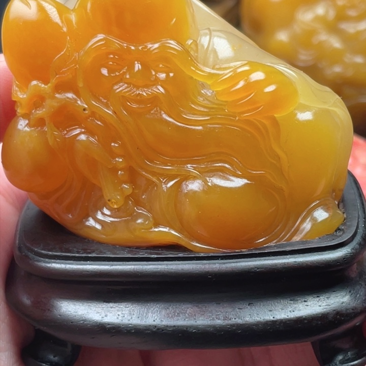 寿山石点结晶地溪田