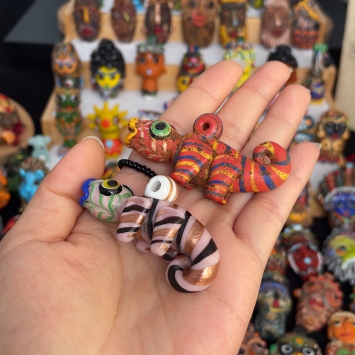 6腓尼基琉璃变色龙1只