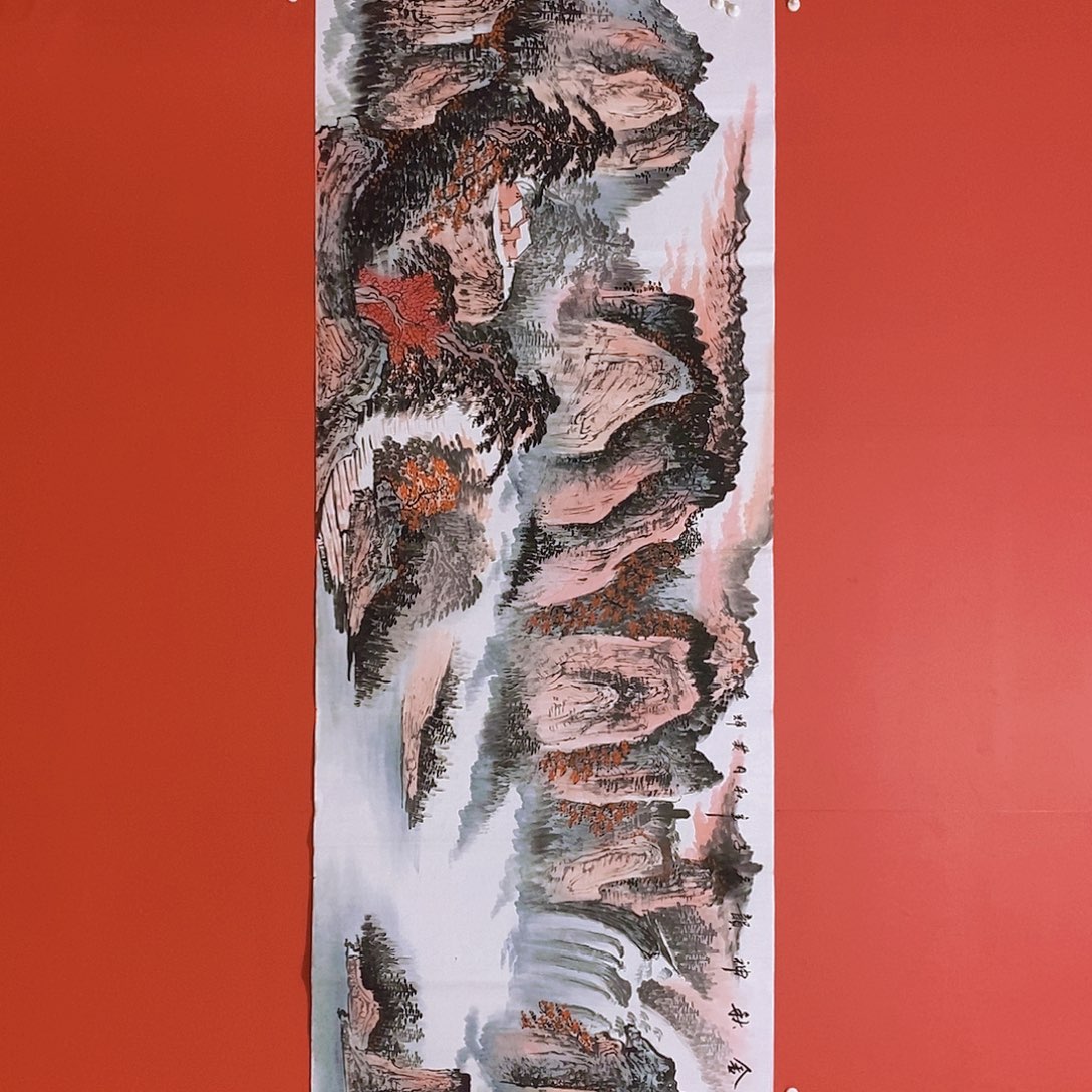 国画山水花鸟国画作品