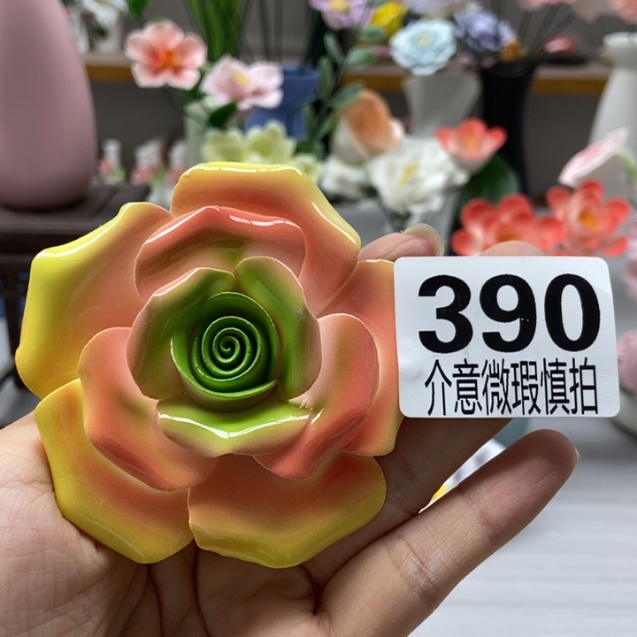 陶瓷手工制作陶瓷花