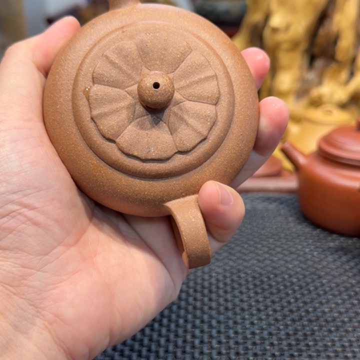 紫砂茶壶莲蒲壶降坡泥