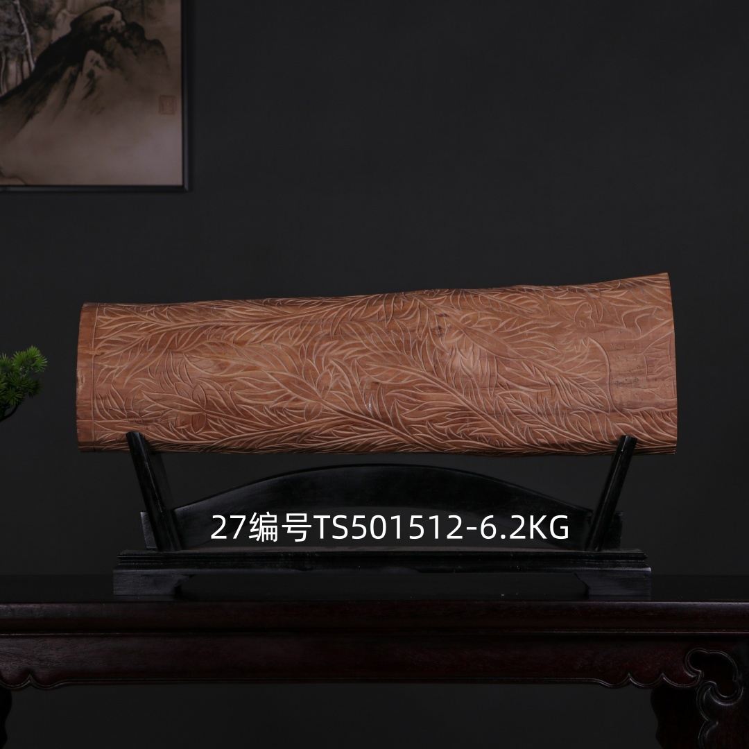 印度老山檀香摆件 檀香横财原料原木原材料 27编号TS501512-6.2KG
