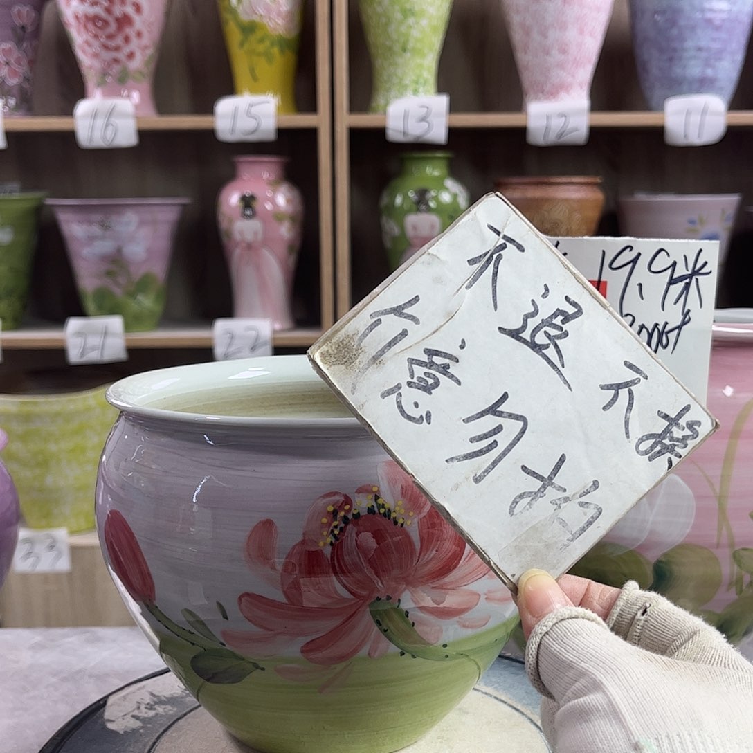 景德镇陶瓷花盆花盆