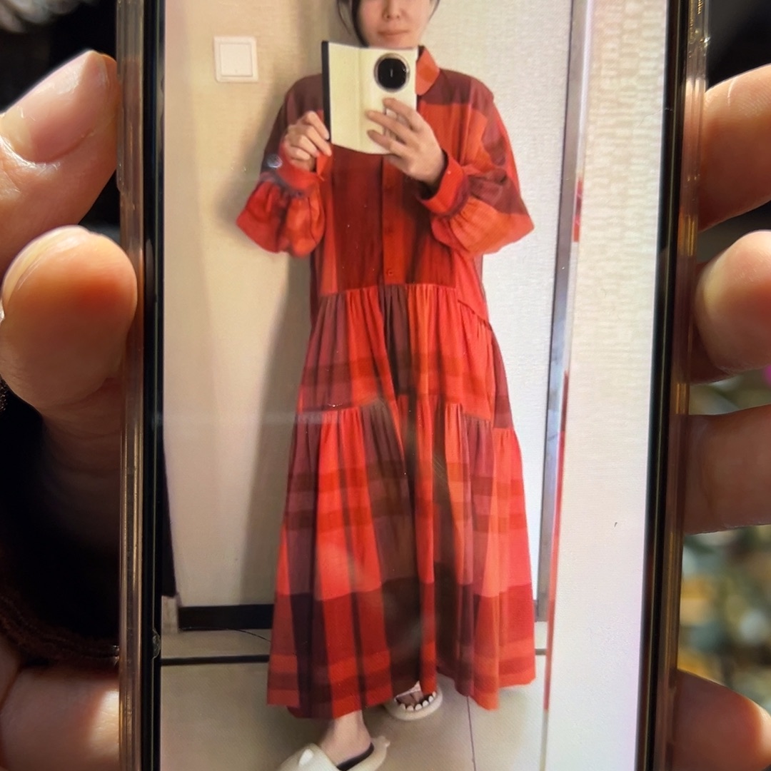 笑***️背心进口大摆裙现货