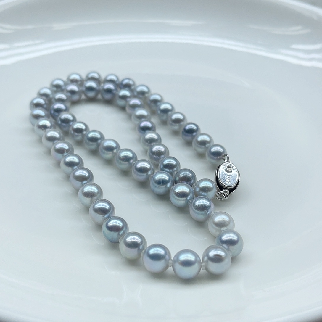 颈饰海水珍珠银S925镶嵌