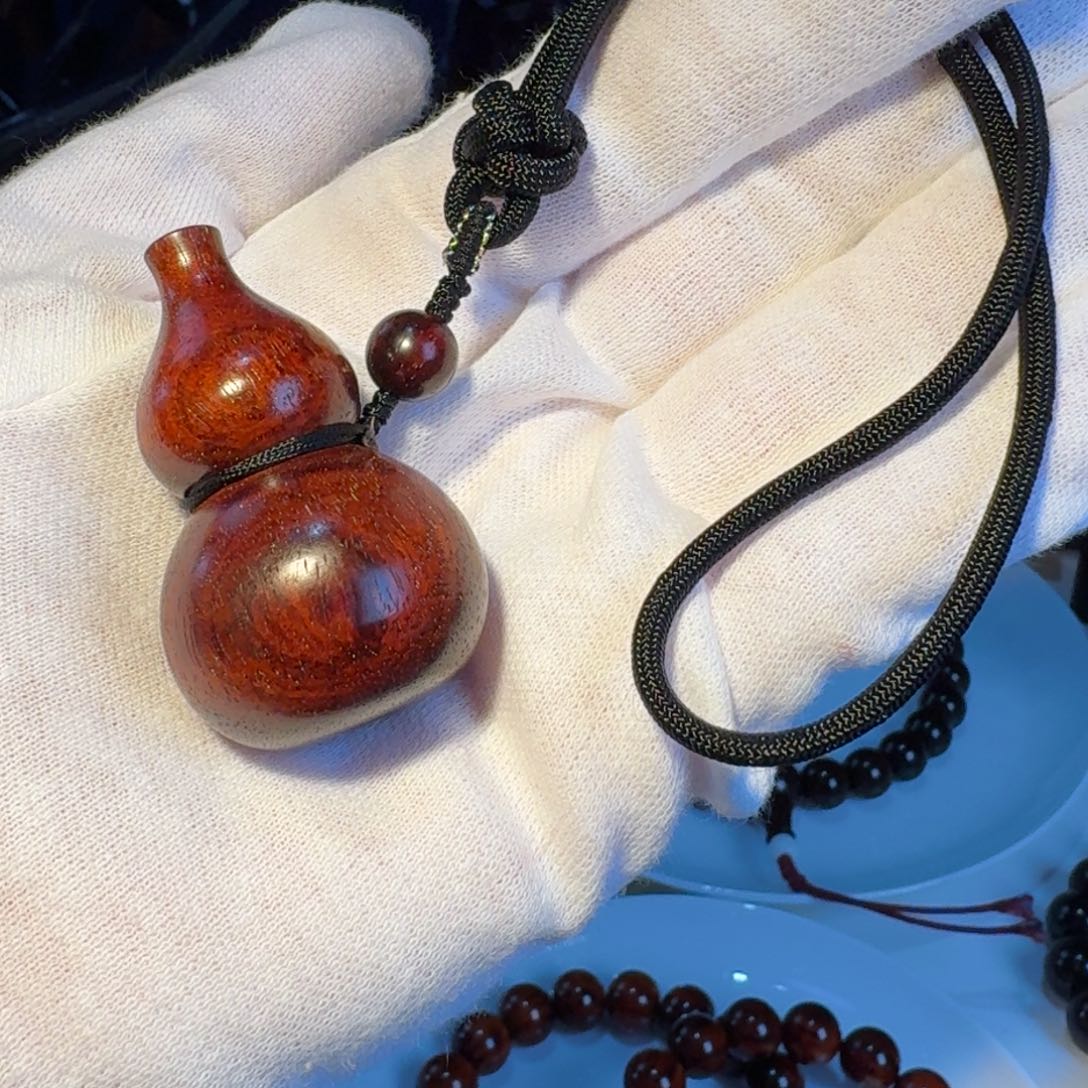 印度小叶紫檀，三味线古琴琴料，葫芦手玩件