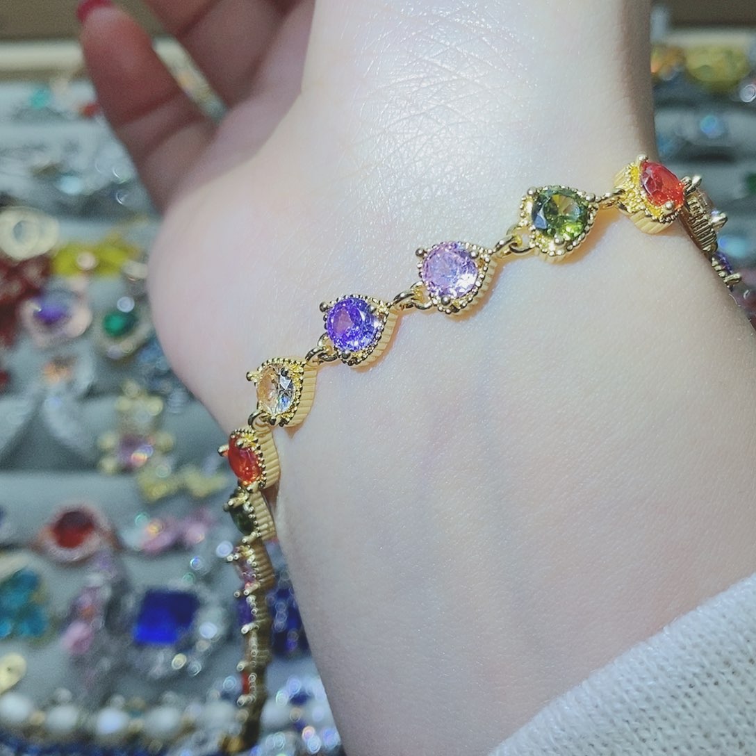 【闪购商品】绿水晶戒指银S925镶嵌