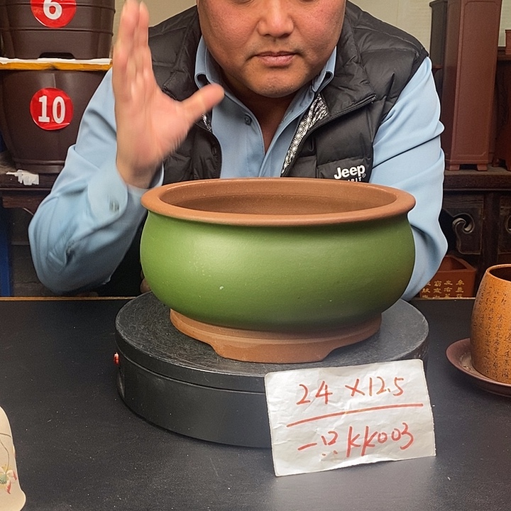 紫砂花盆货号一只KK003