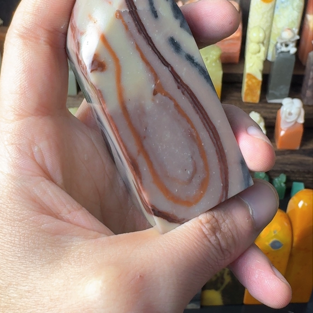 青田石印石春*也青田三彩