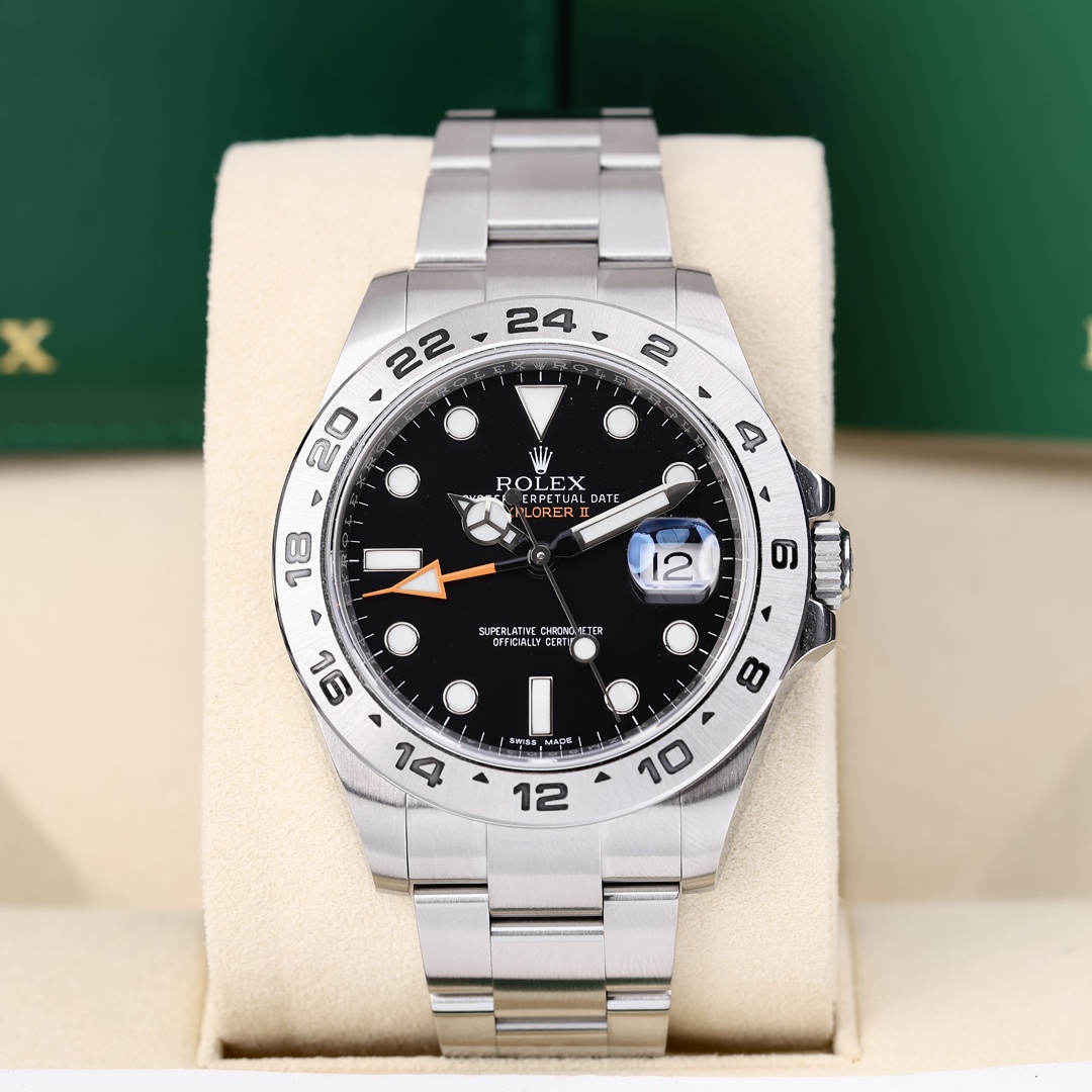 95新 Rolex/劳力士 216570 日期显示  双时区 2018年保卡