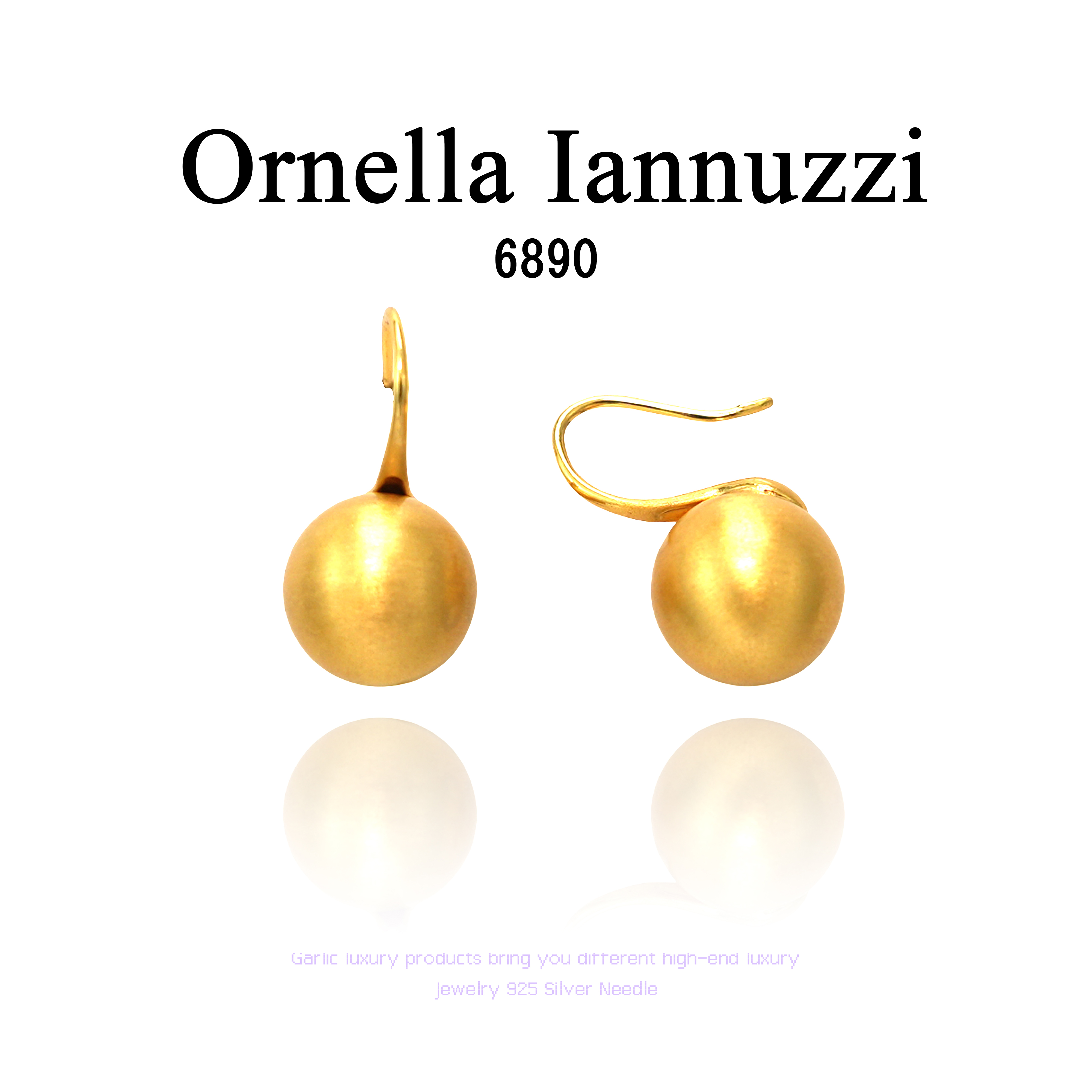 铜合金耳饰 Ornella Iannuzzi耳饰~6890