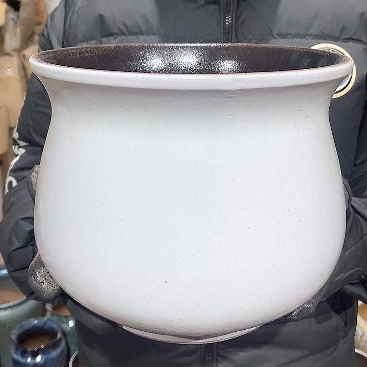 紫砂花盆高23口25————