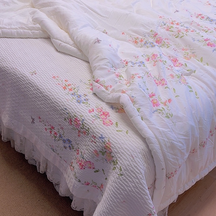 棉韩国新款床盖四件套