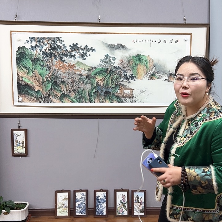 国画中美老师纯手绘作品